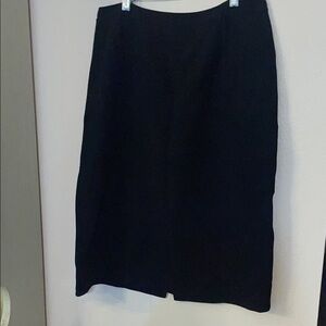 Carolina Herrera Black Pencil Skirt